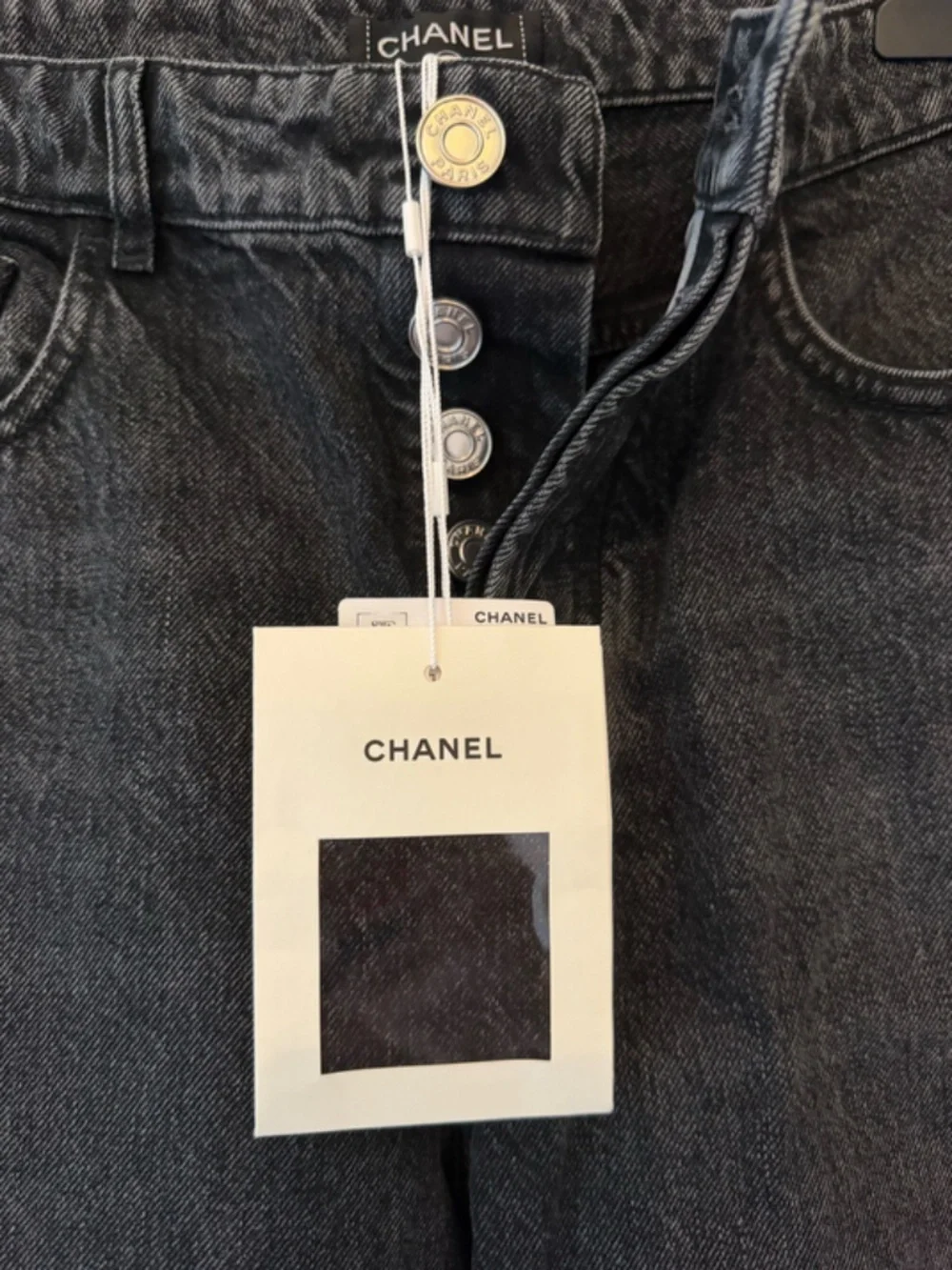 Chanel Metiers D'Art 2026 Black Denim Jean